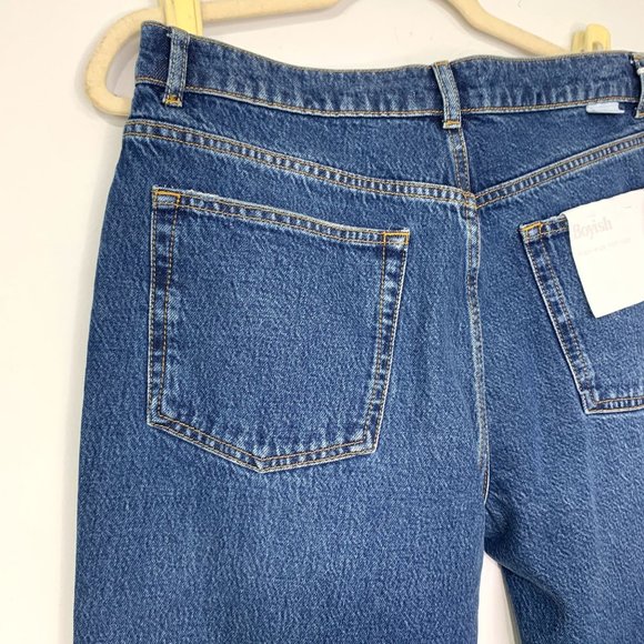 NWT BOYISH The‎ Darcy Rigid Pop Crop Jeans In The Searchers Sz 30 - Picture 9 of 13